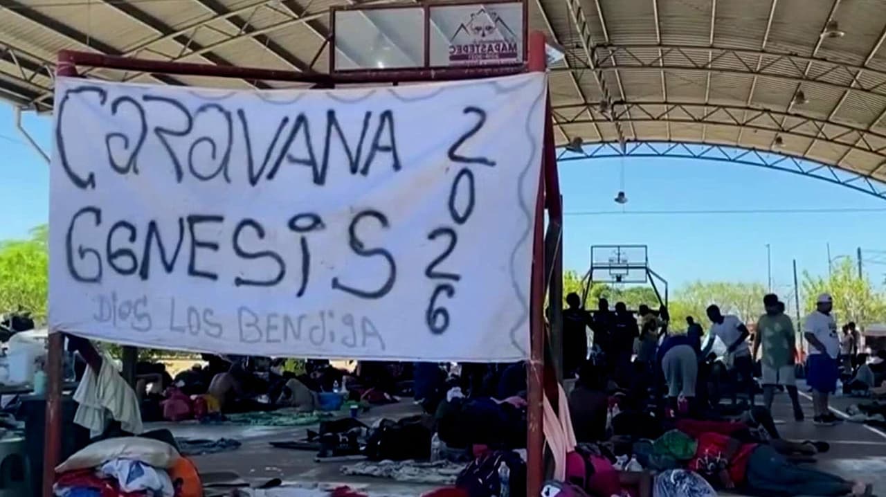 Caravana Génesis 2026: Migrantes exigen una visa humanitaria para trabajar en México