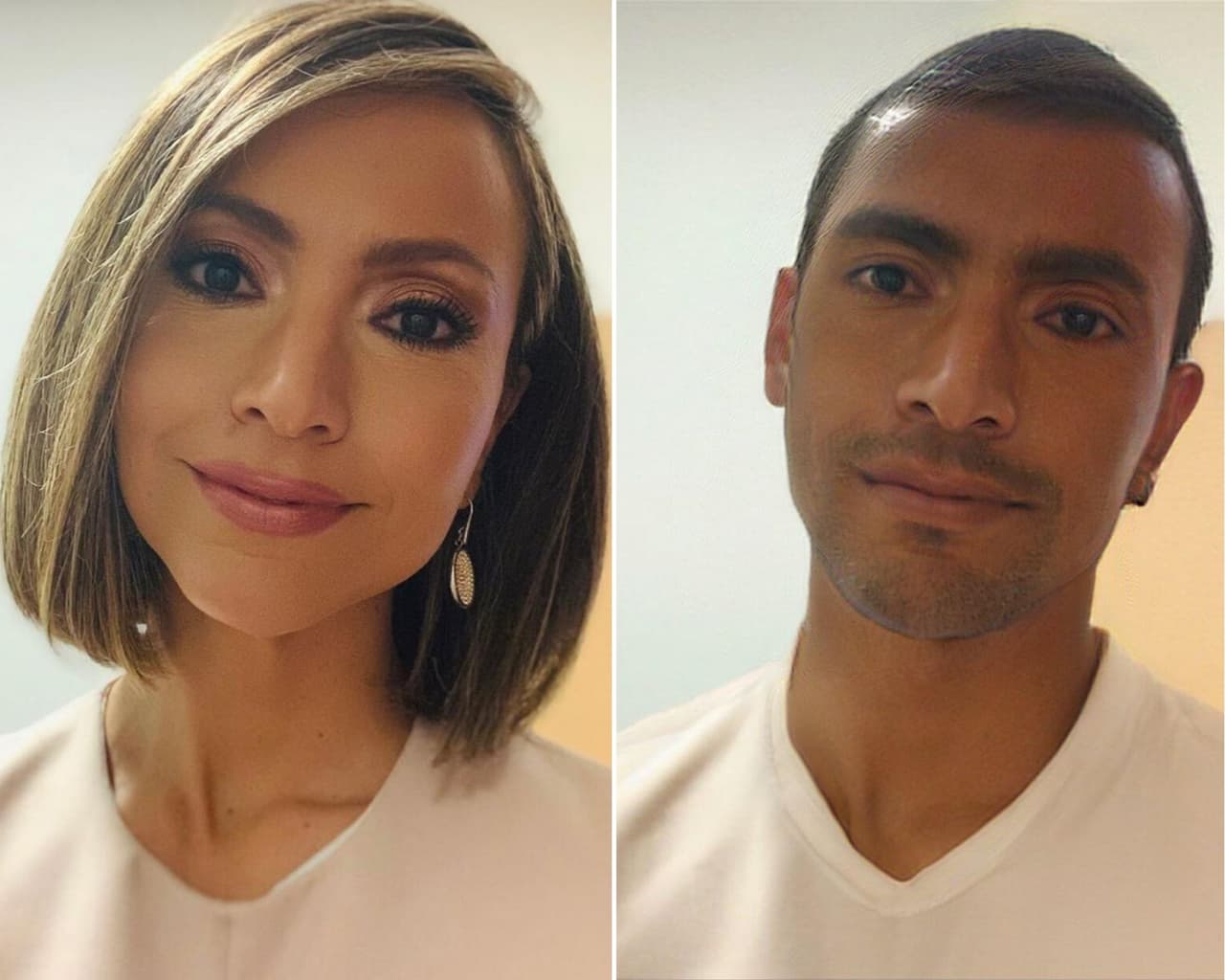 Satcha Pretto impresionó a todos en el estudio luego de ver cuánto se parece a su hermano Rolando. Aunque, mencionó que él es aún más guapo que la versión masculina que arrojó la app.