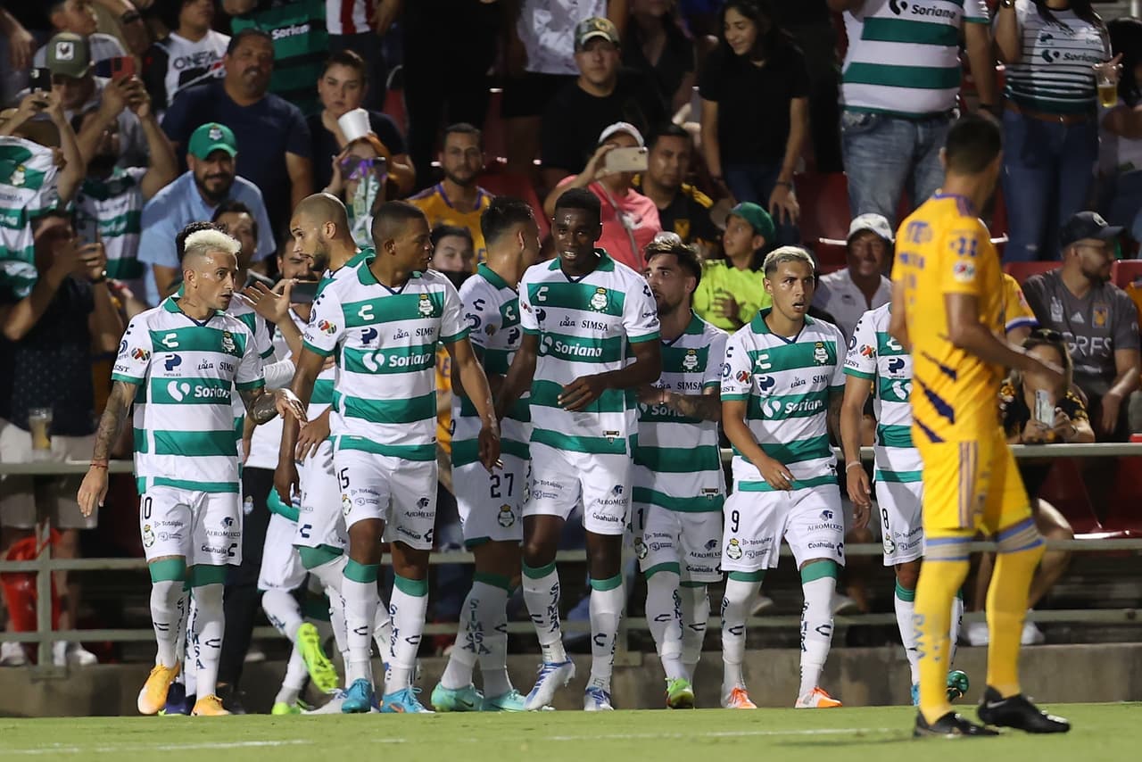 Con goles de Harold Preciado (doblete) y Correa, Santos derrotó a Tigres, que solo descontó gracias a Juan Pablo Vigón, en el partido amistoso de pretemporada.