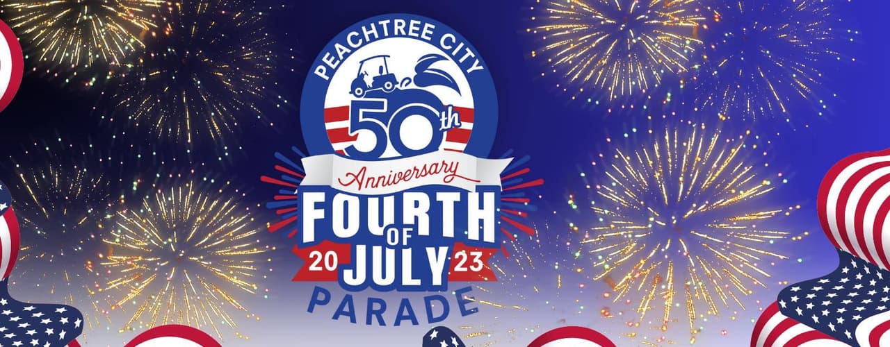 <b>Evento</b>: Peachtree City 4th of July Parade
<br>
<b>Fecha</b>: 4 de julio 
<br>
<b>Lugar</b>: Village on the Green, Peachtree Parkway.
<br>
<b>Sitio web</b>: 
<a href="https://allevents.in/mobile/amp-event.php?event_id=200024260711507">https://allevents.in/mobile/amp-event.php?event_id=200024260711507</a> 
<br>
<br>Conmemora la Independencia de Estados Unidos en el Desfile del 4 de julio de Peachtree City de este año. Después de marchar con espíritu patriótico, puedes disfrutar de espectaculares fuegos artificiales que iluminarán el cielo sobre el lago Peachtree.