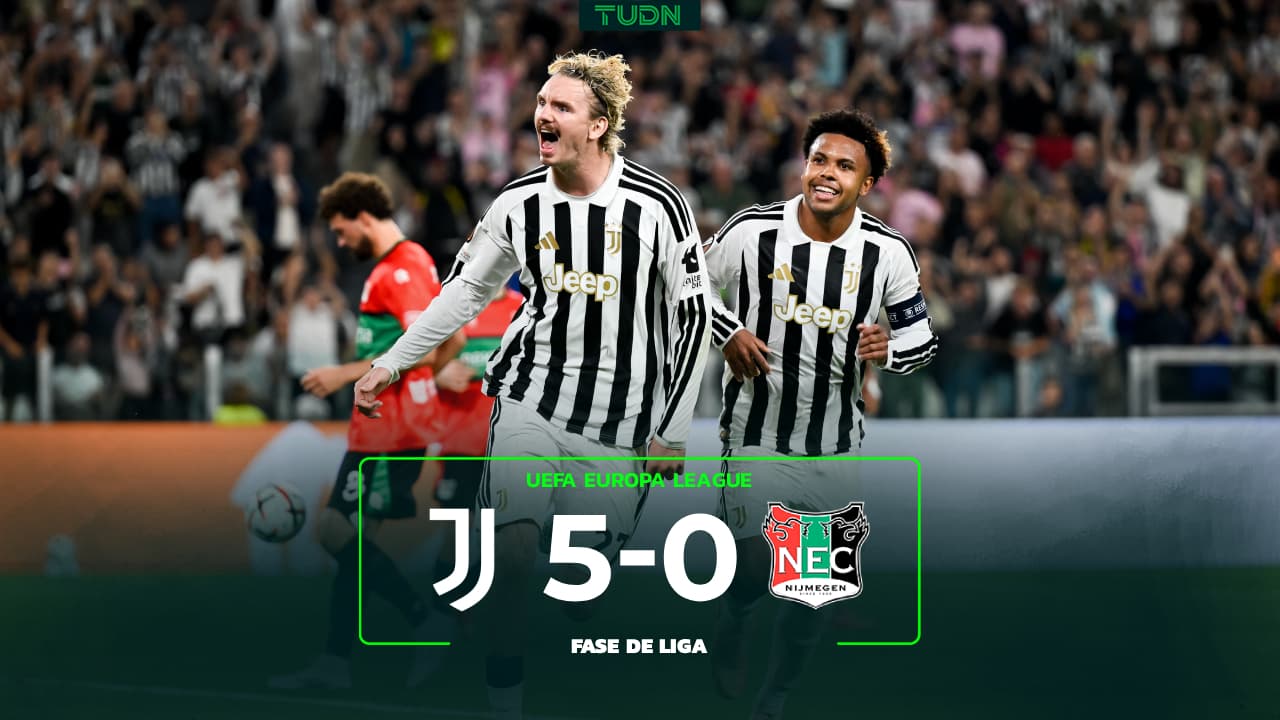 Resumen | ¡Noche de locura en Turín! Juventus firma una brutal manita y aplasta al NEC Nijmegen