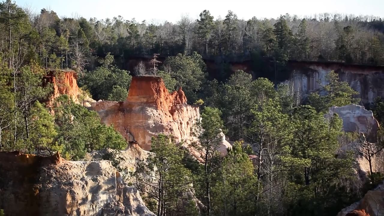 Ubicado a unas 148 millas en auto al sur de Atlanta, el llamado
<b>"Pequeño Gran Cañón"</b> de Georgia es un testimonio del poder de la influencia del hombre en la tierra.