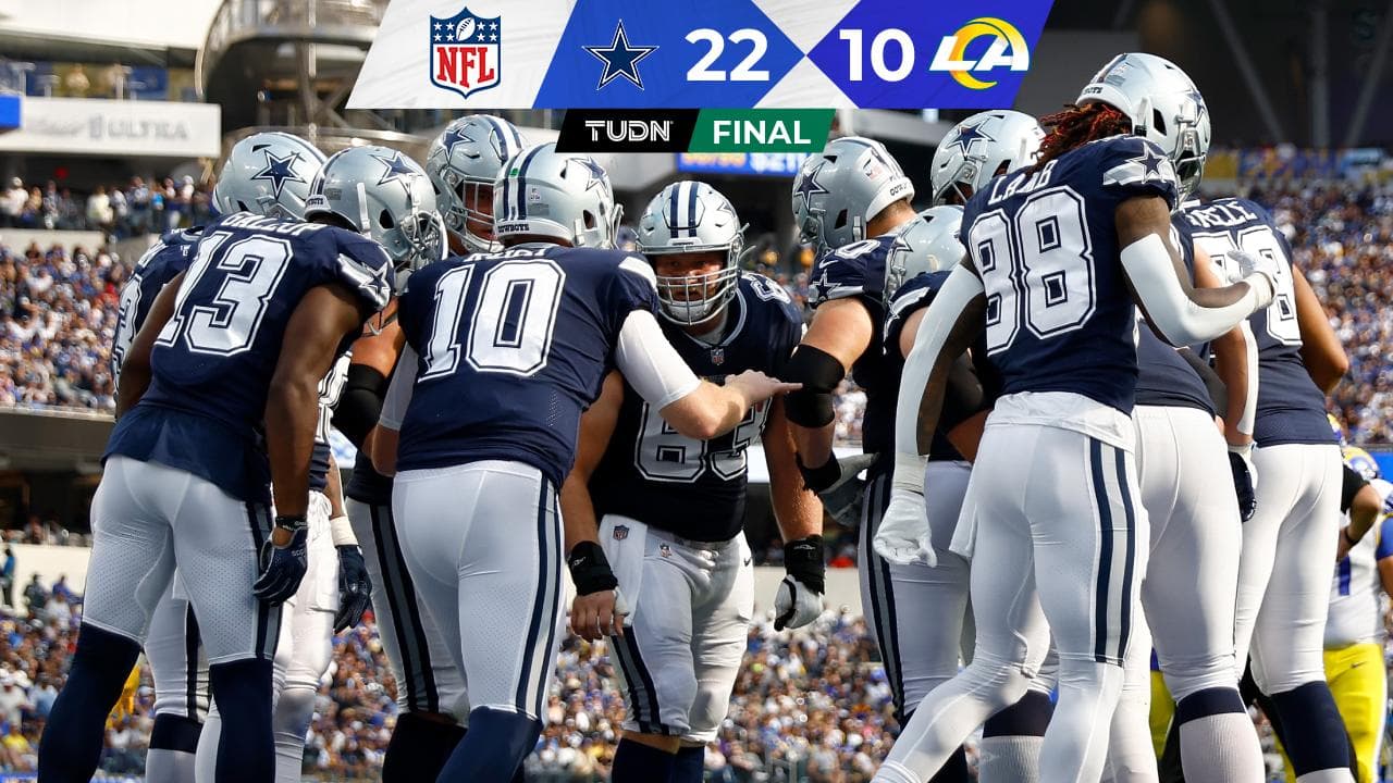 Los Dallas Cowboys sorprenden a Los Angeles Rams en la Semana 5 de la NFL.