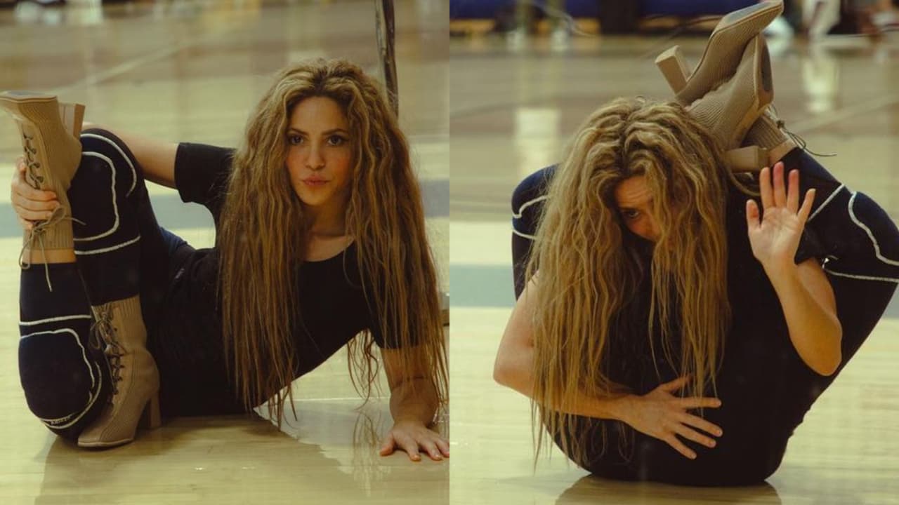 Shakira presumió así su flexibilidad a sus 46 años.