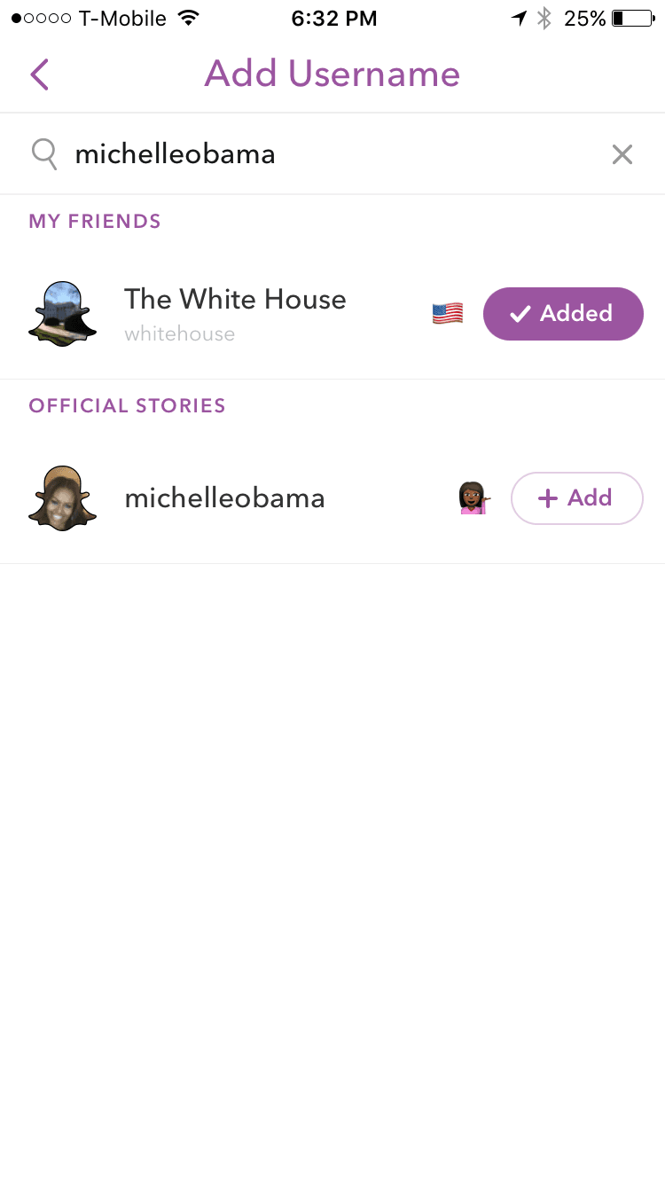 ¿Michelle en Snapchat?