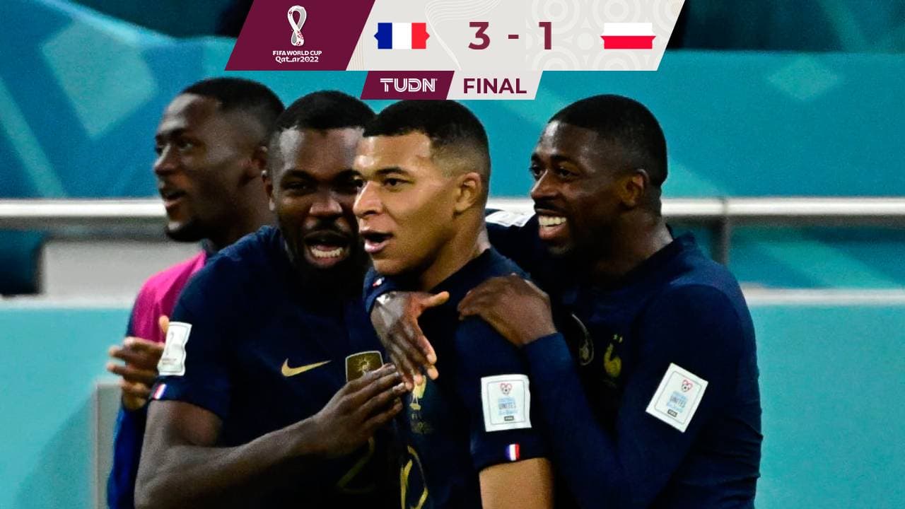 Francia sigue a paso de campeón y se metió a Cuartos tras vencer a Polonia