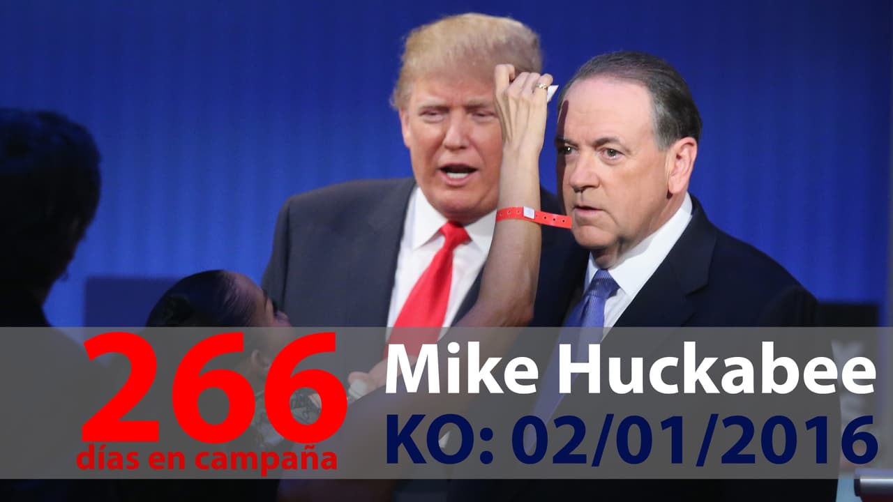"Donald Trump será el nominado y yo predigo que vencerá a Hillary Clinton para ser el 45to presidente de los Estados Unidos”, dijo el exgobernador de Arkansas al suspender su campaña y convocar a l unidad del partido.