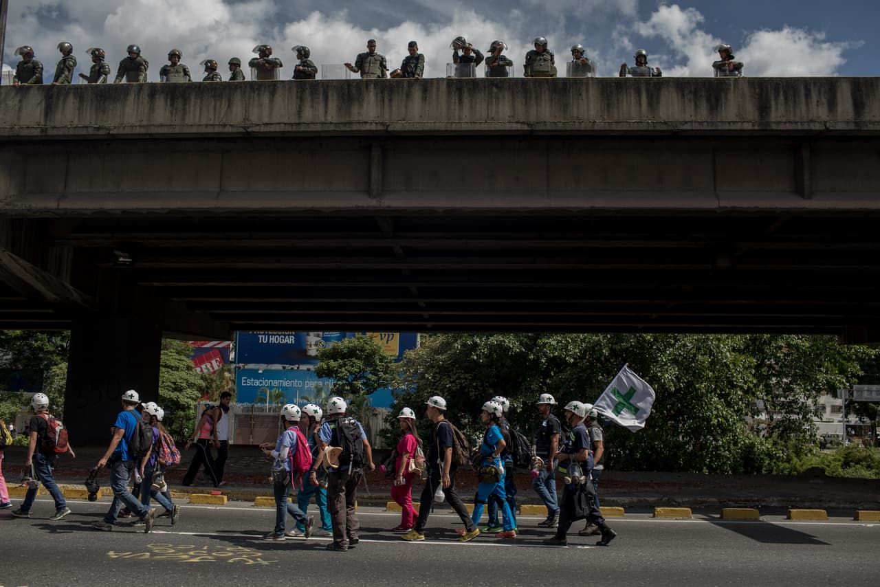 "We're ready to tend to 200 people, but at some point there will be 400," volunteer and medical student Stephanie Plaza, 22, told Reuters during a recent march in Caracas, capital of Venezuela.