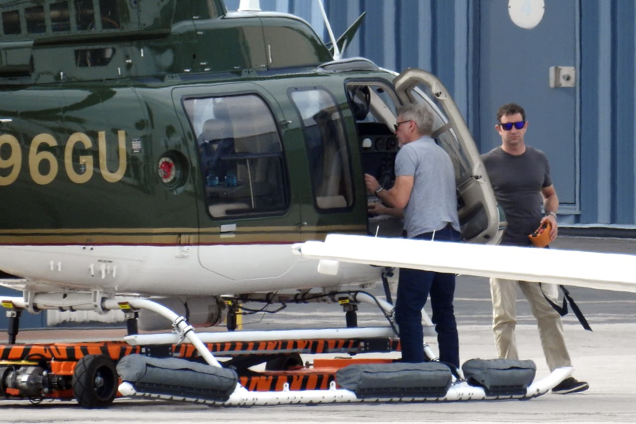 Y así, decidió darse una "vuelta" por los aires en Santa Monica, California.