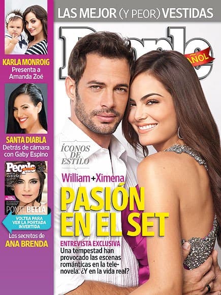 William Levy posó también junto a la ex Miss Universo, Ximena Navarrete, a quien conoció durante las grabaciones de la telenovela "La Tempestad".