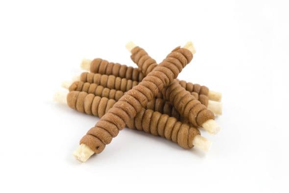 Estos ‘snacks’ satisfacen las ganas naturales de tu perro de morder, limpian y fortalecen su dentadura.