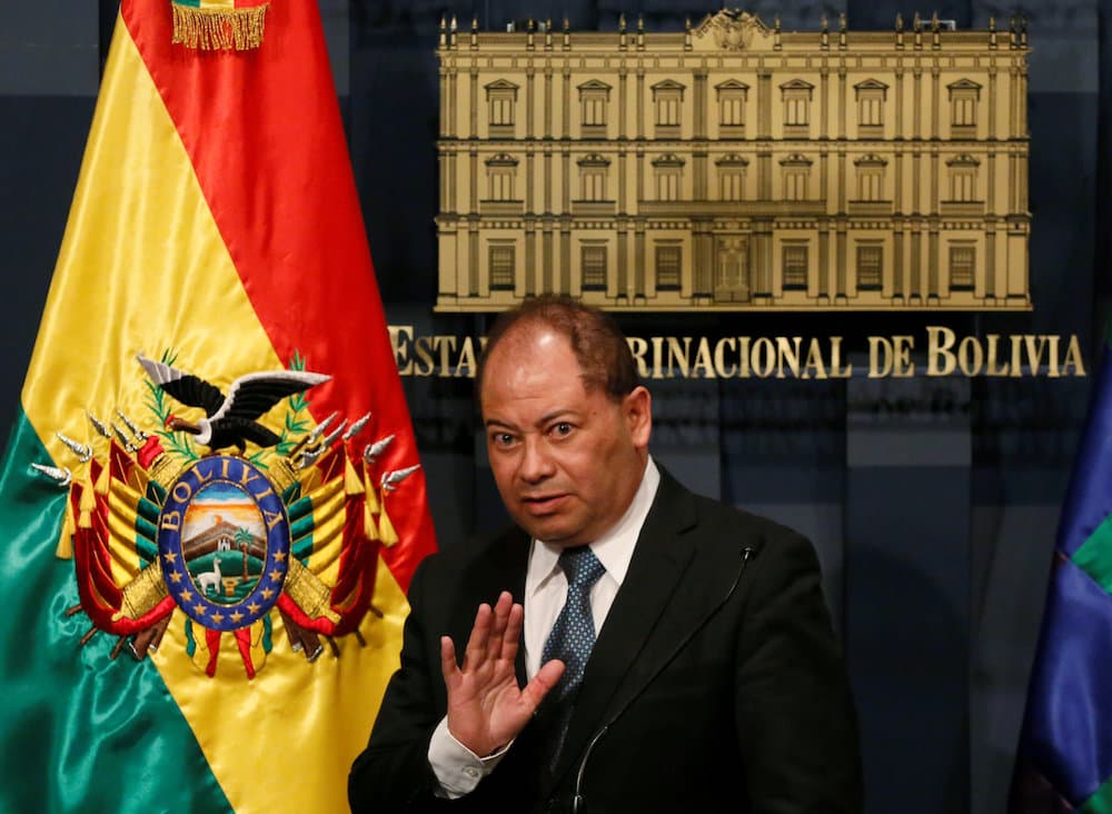 El ministro de Gobierno de Bolivia, Carlos Romero