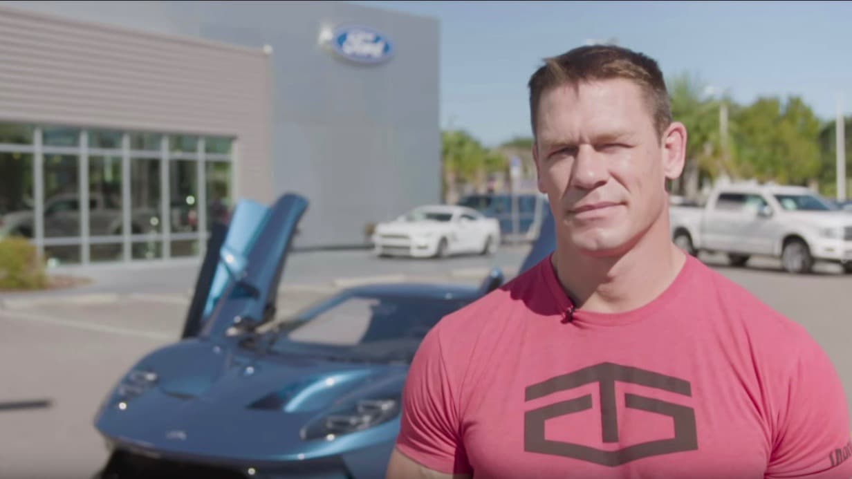 Ford demandó a John Cena por vender su Ford GT 2017