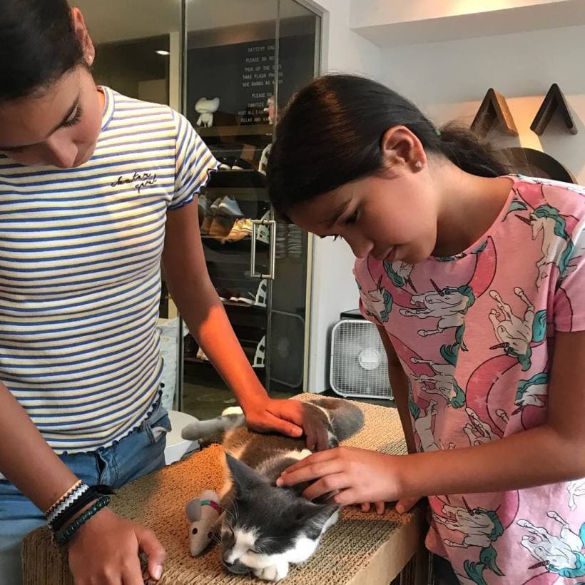 Karla se divierte como niña cuando está junto a ellas, pero sabe que en poco tiempo se convertirán en señoritas y el tiempo habrá pasado muy rápido.