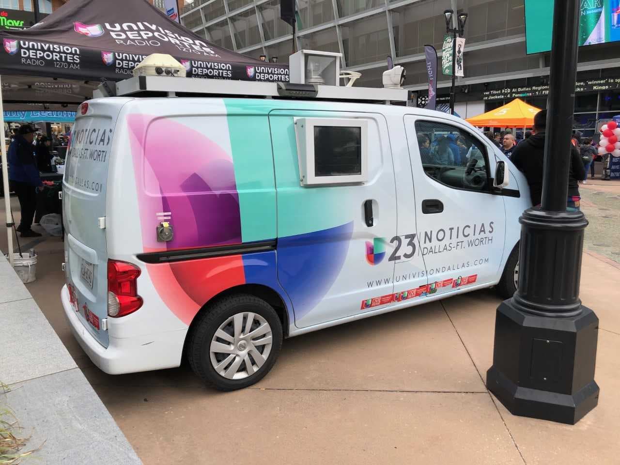 El equipo de Univisión 23 Dallas estuvo presente en la actividad.