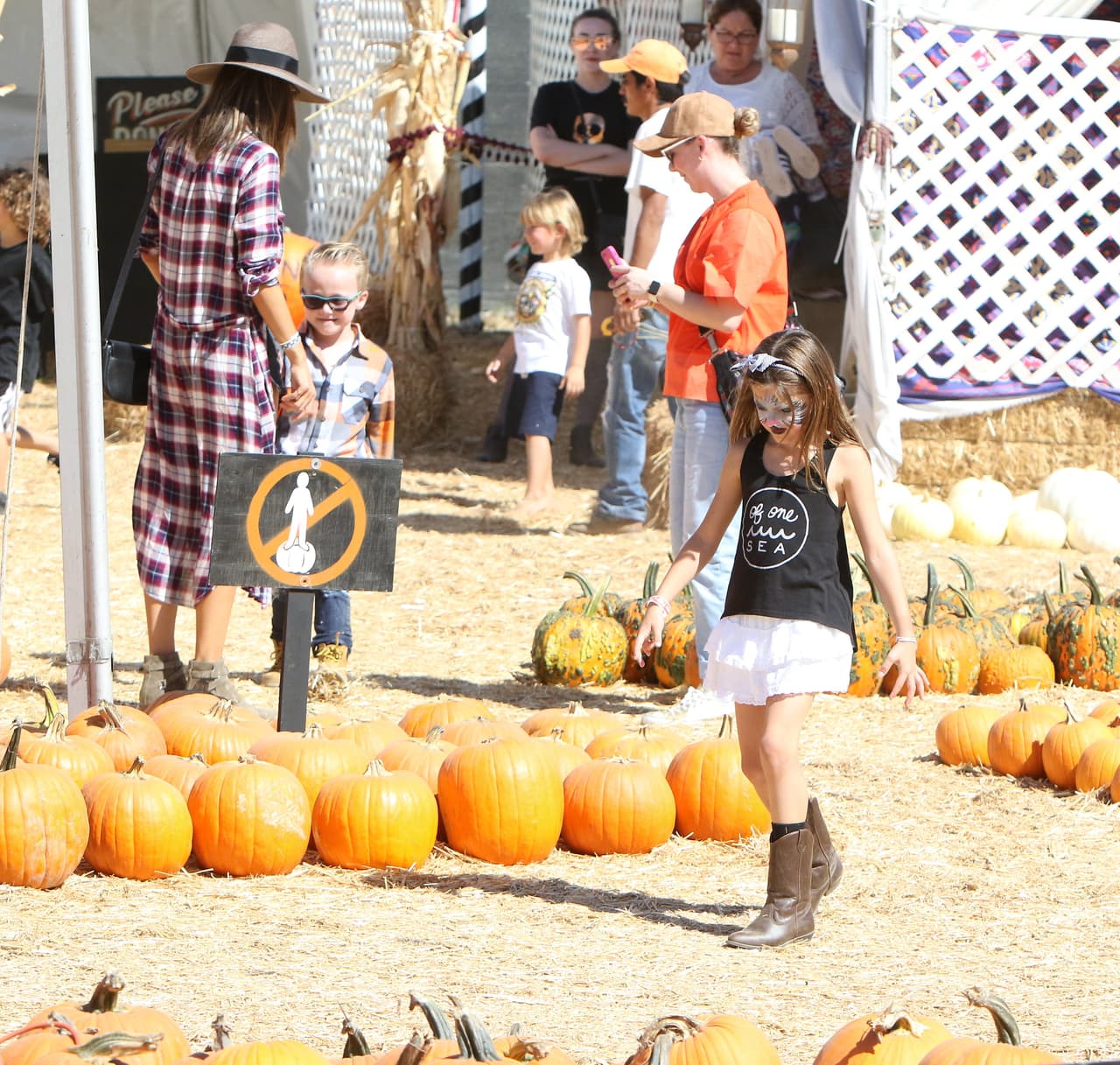 Los que más disfrutan la visita son los niños.