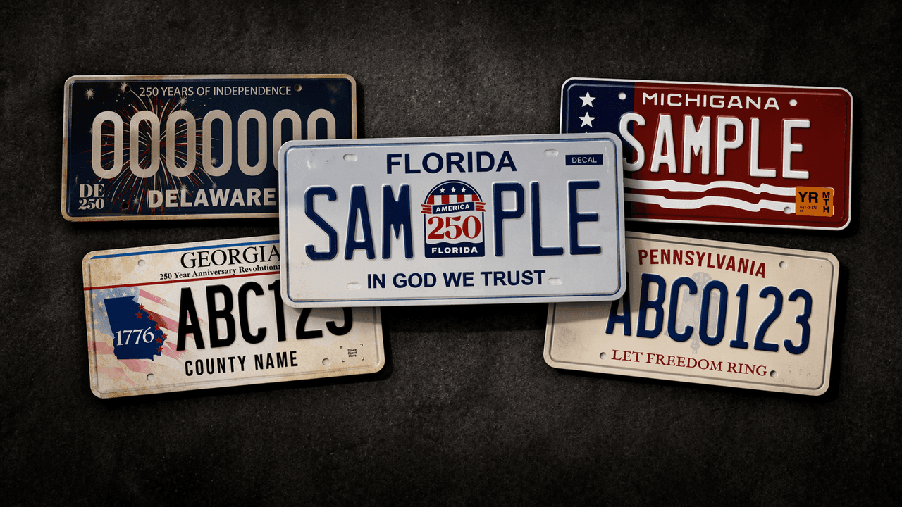 Placas America 250 ya están disponibles en 10 estados: precios y cómo obtenerlas