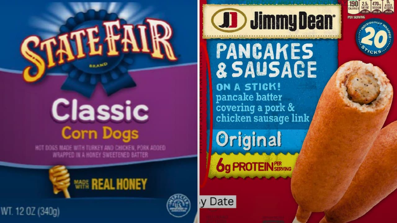 Recall de corn dogs Jimmy Dean y State Fair por fragmentos de madera