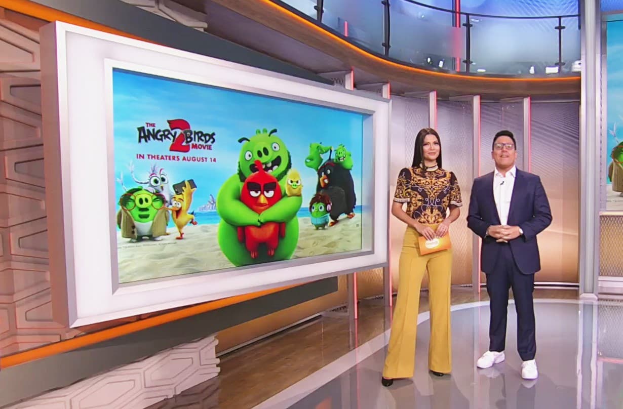 Entre ellas un reportaje del estreno exclusivo de 'The Angry Birds Movie 2'.