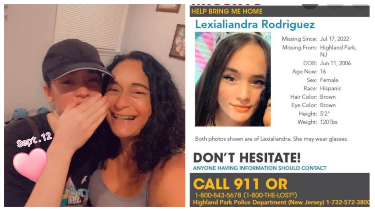 Sana y salva: regresa a casa Lexialiandra Rodríguez, joven que había desaparecido desde junio en Nueva Jersey