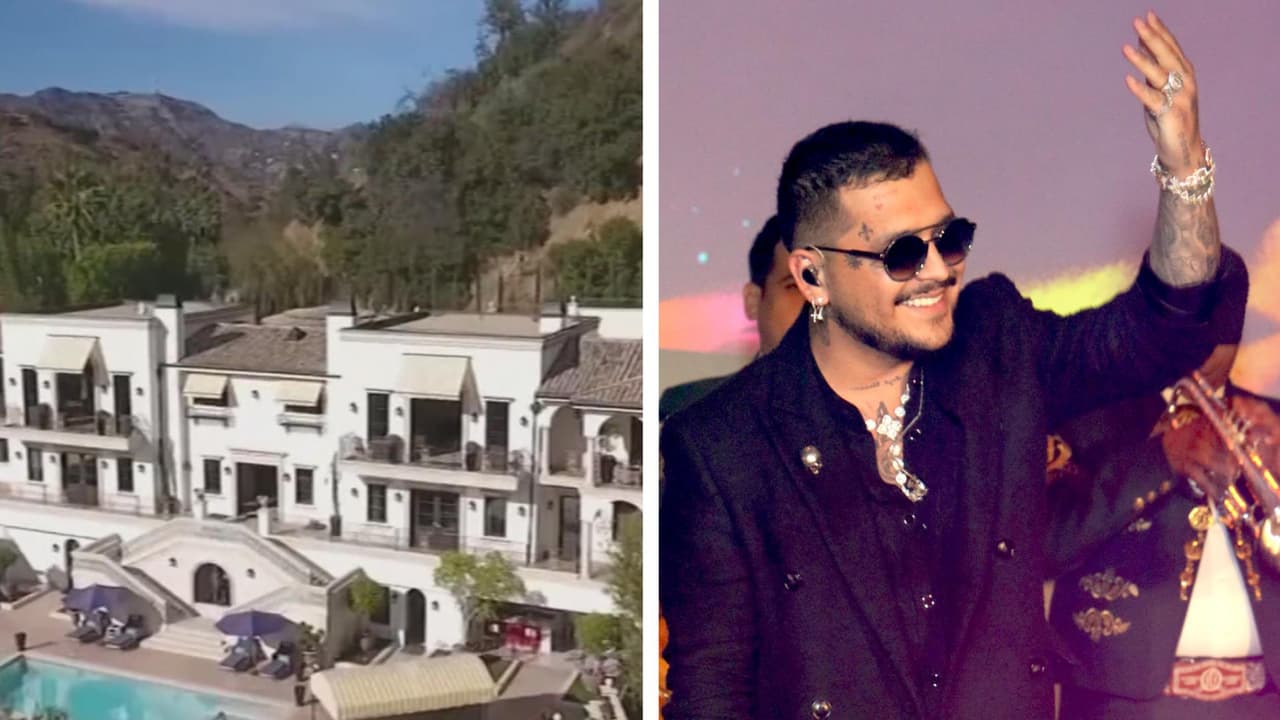 Así es la casa donde Christian Nodal se refugia tras la ruptura con Belinda: paga 40,000 dólares de renta