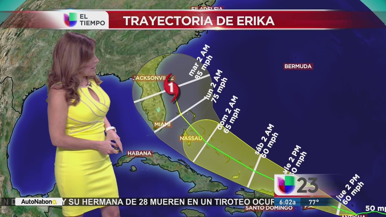 Florida sigue alerta a la trayectoria de Erika
