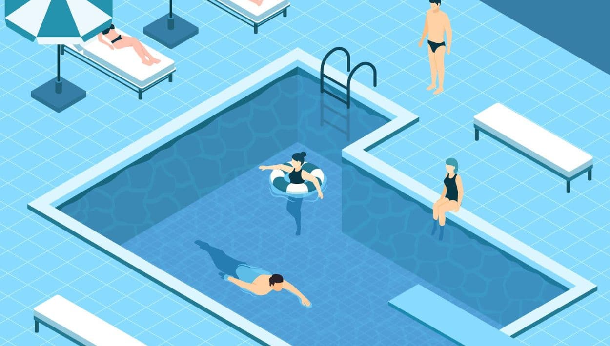 Más de la mitad de los adultos ha dejado su marca en la alberca