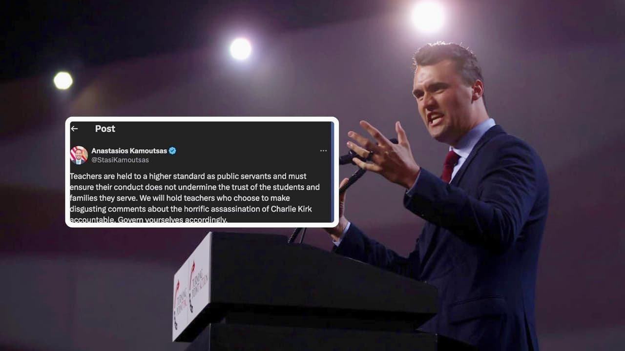 Maestra de Florida fue sancionada tras comentario sobre asesinato de Charlie Kirk