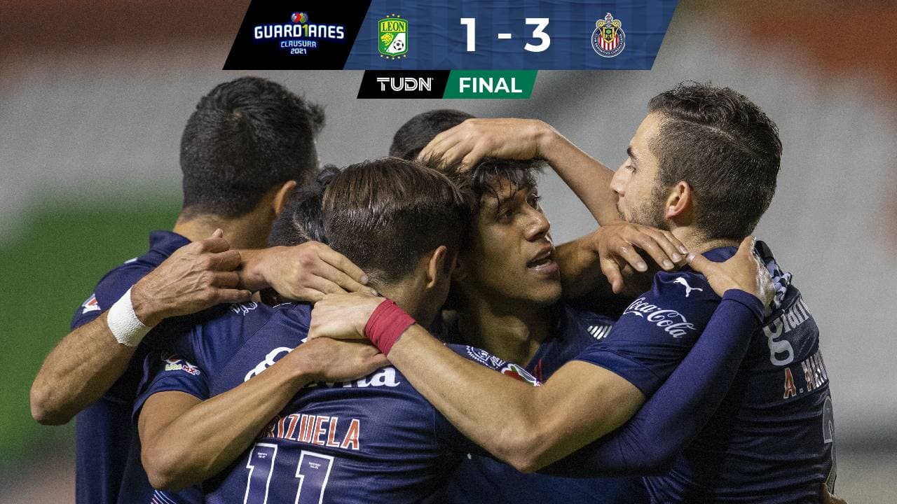 ¿Crisis? Con golazos, Chivas ya ganó y tundió al campeón León