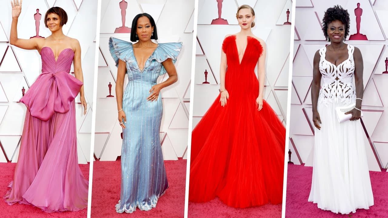 Solo estos dos vestidos de la alfombra roja de los Oscar 2021 agradaron a Jomari Goyso y David Salomón