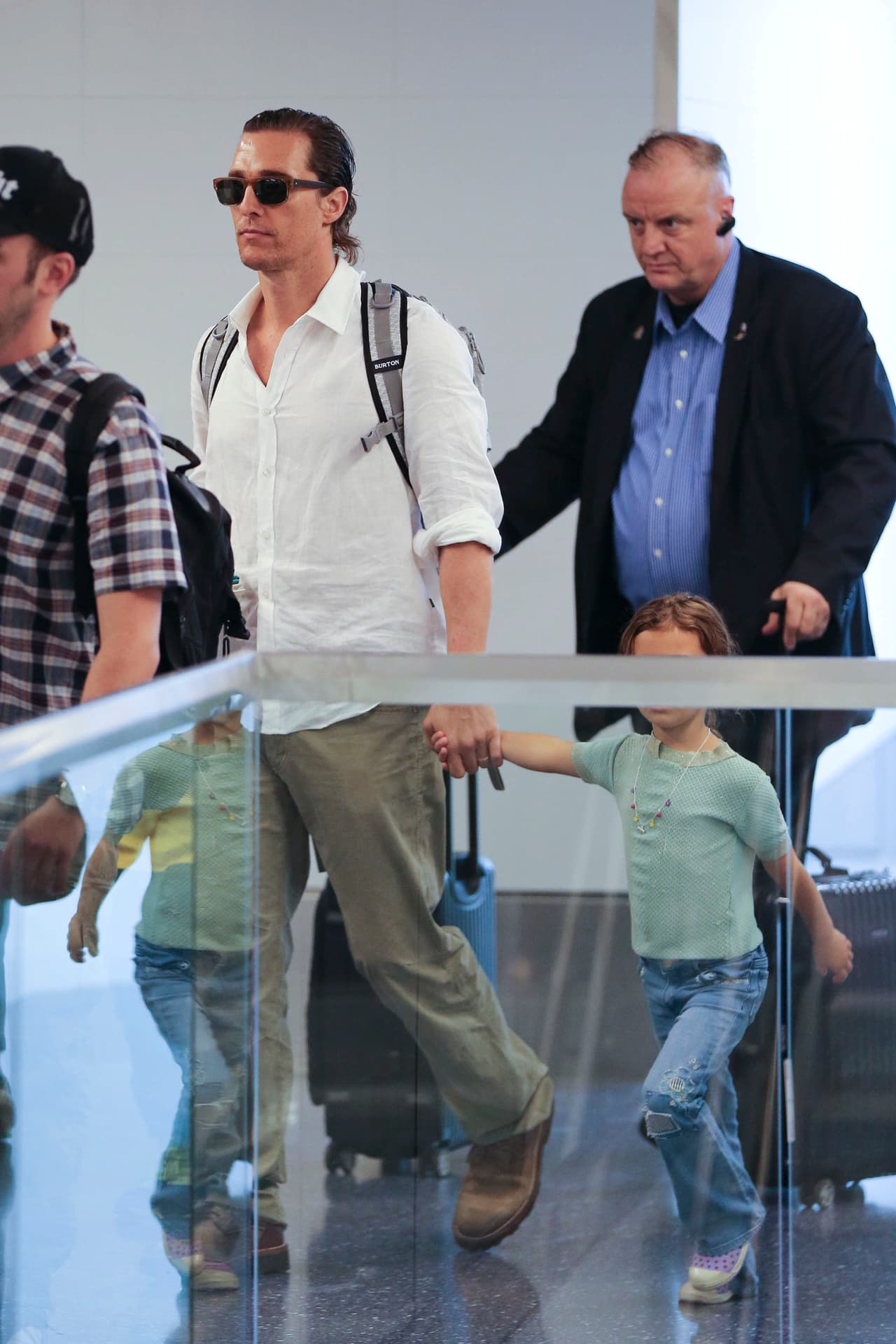 Se mostraron muy coordinados a la hora de los trámites para el vuelo, se nota que tienen práctica en eso de viajar.