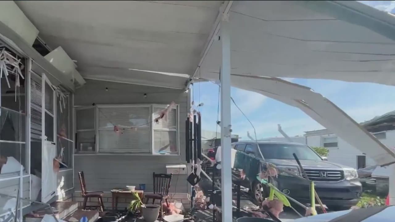 Tornado golpea la ciudad de Largo y deja varios daños: familias hispanas entre las más afectadas