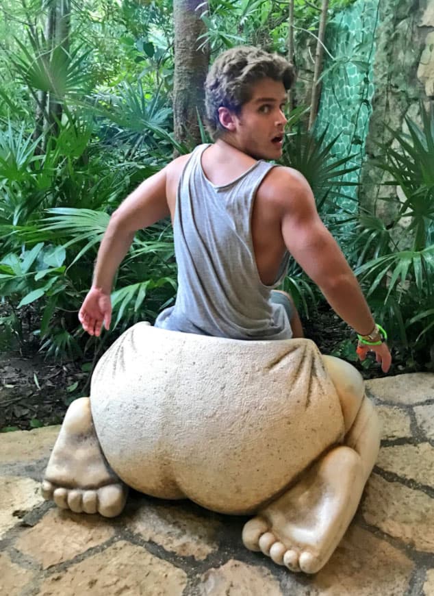 Morín se tomó esta graciosa foto para sus seguidores.