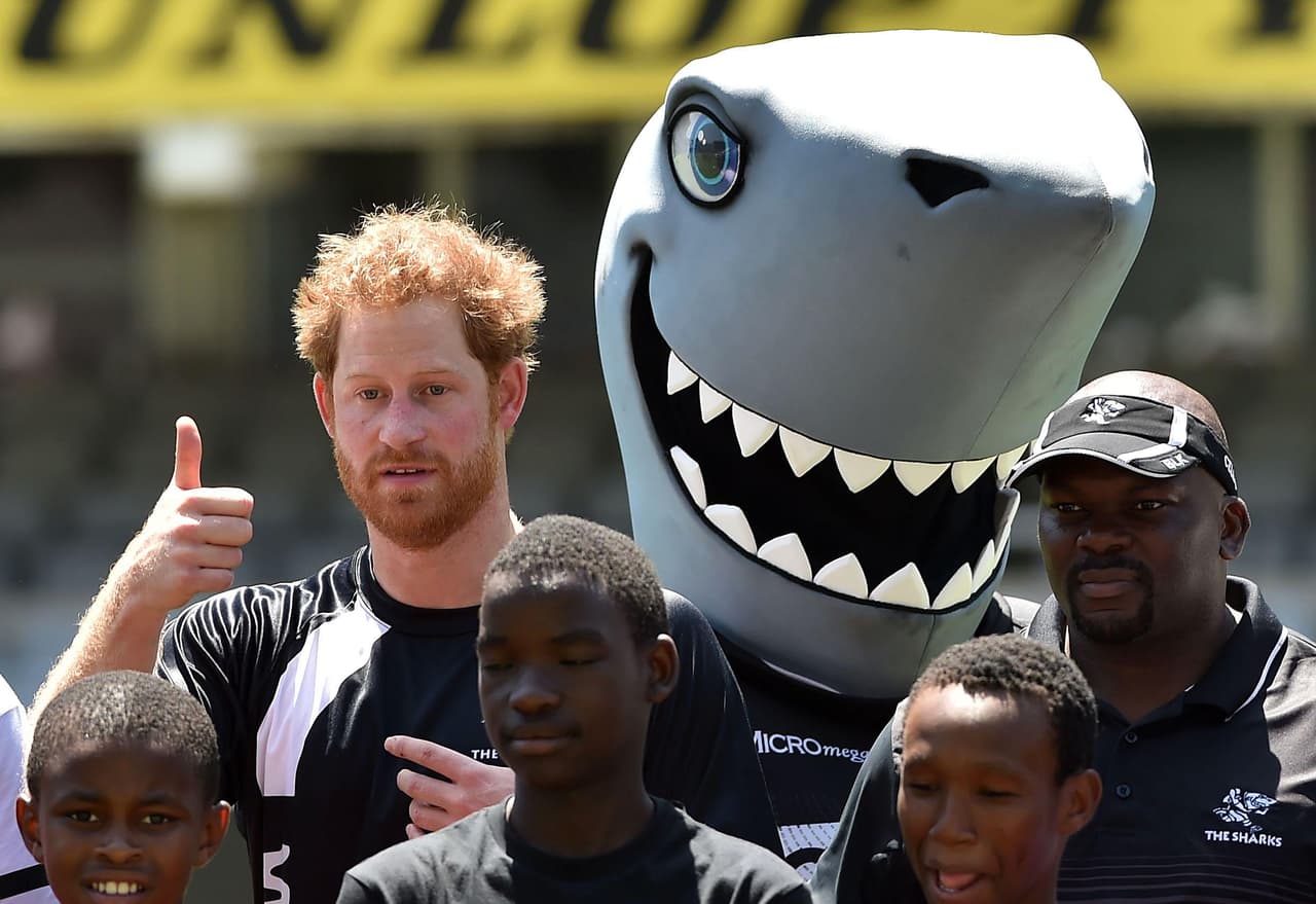Ahora formó parte de un entrenamiento de rugby