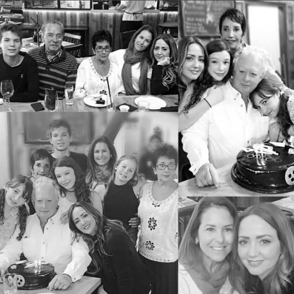 Andrea Legarreta compartió con sus seguidores en Instagram varias imágenes en las que se ve a don Juan muy apapachado por su esposa, sus nietas y otros de sus familiares cercanos.