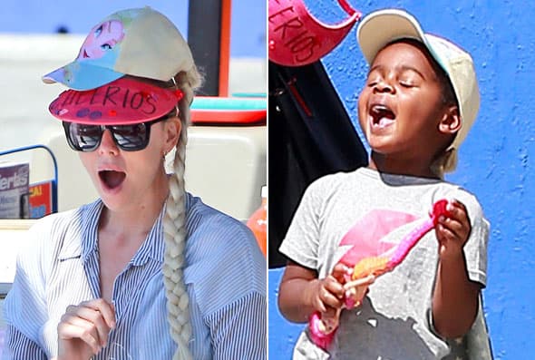 Mira cómo vimos a Charlize Theron y su hijo Jackson.