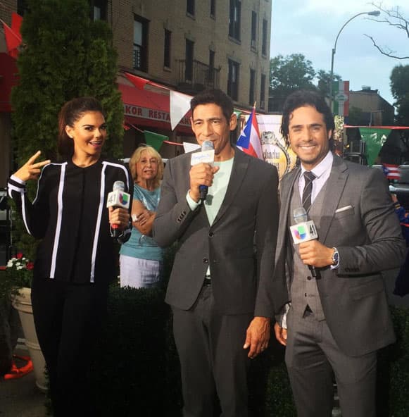 Y para promocionar la novela, Livia y José visitaron algunos de los programas más exitosos de Univision, como Despierta América.