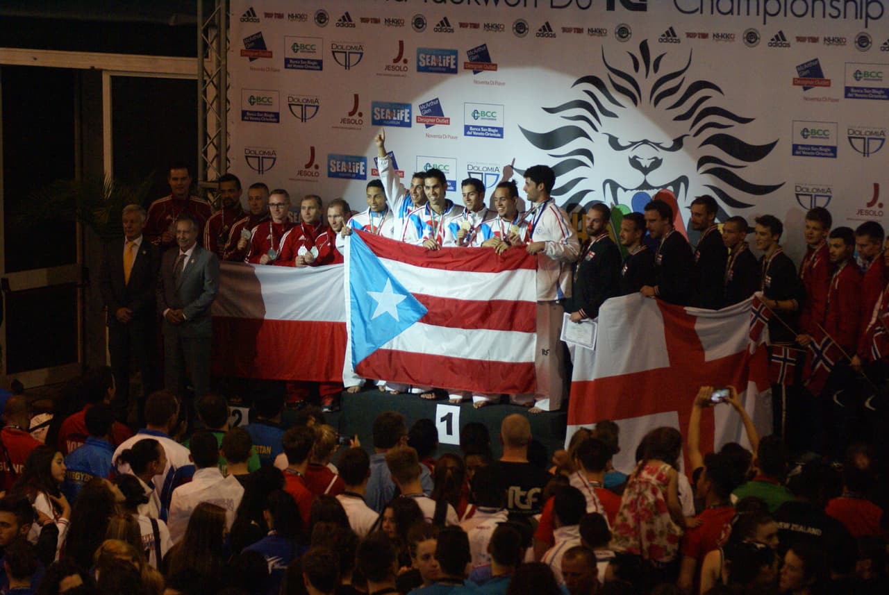 Boricuas se lucen en campeonato de Taekwondo en Italia