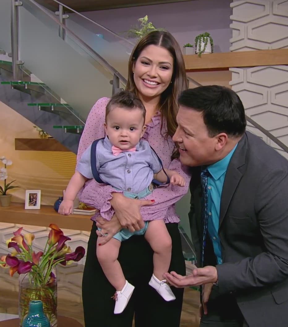 Gael estuvo muy consentido, ya que llegó desde temprano al show.