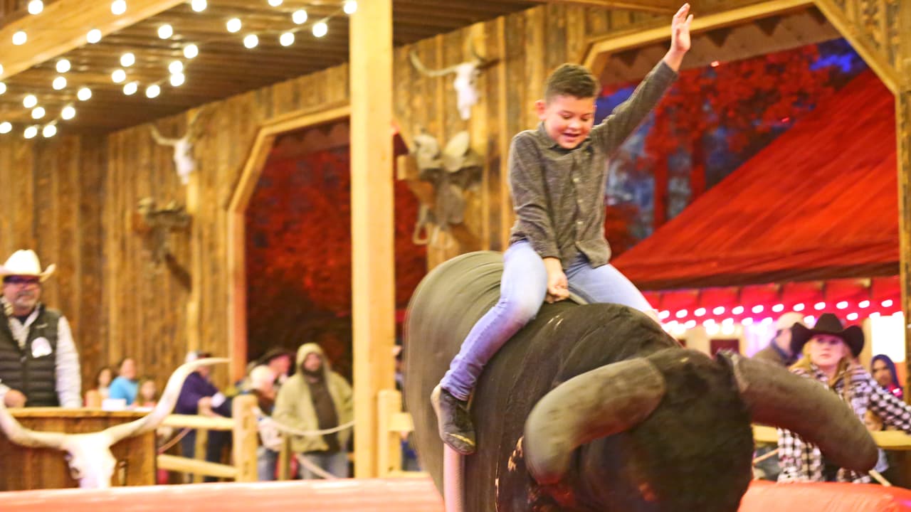 Y si te queda aliento y energía, date una vuelta por el granero del toro mecánico.