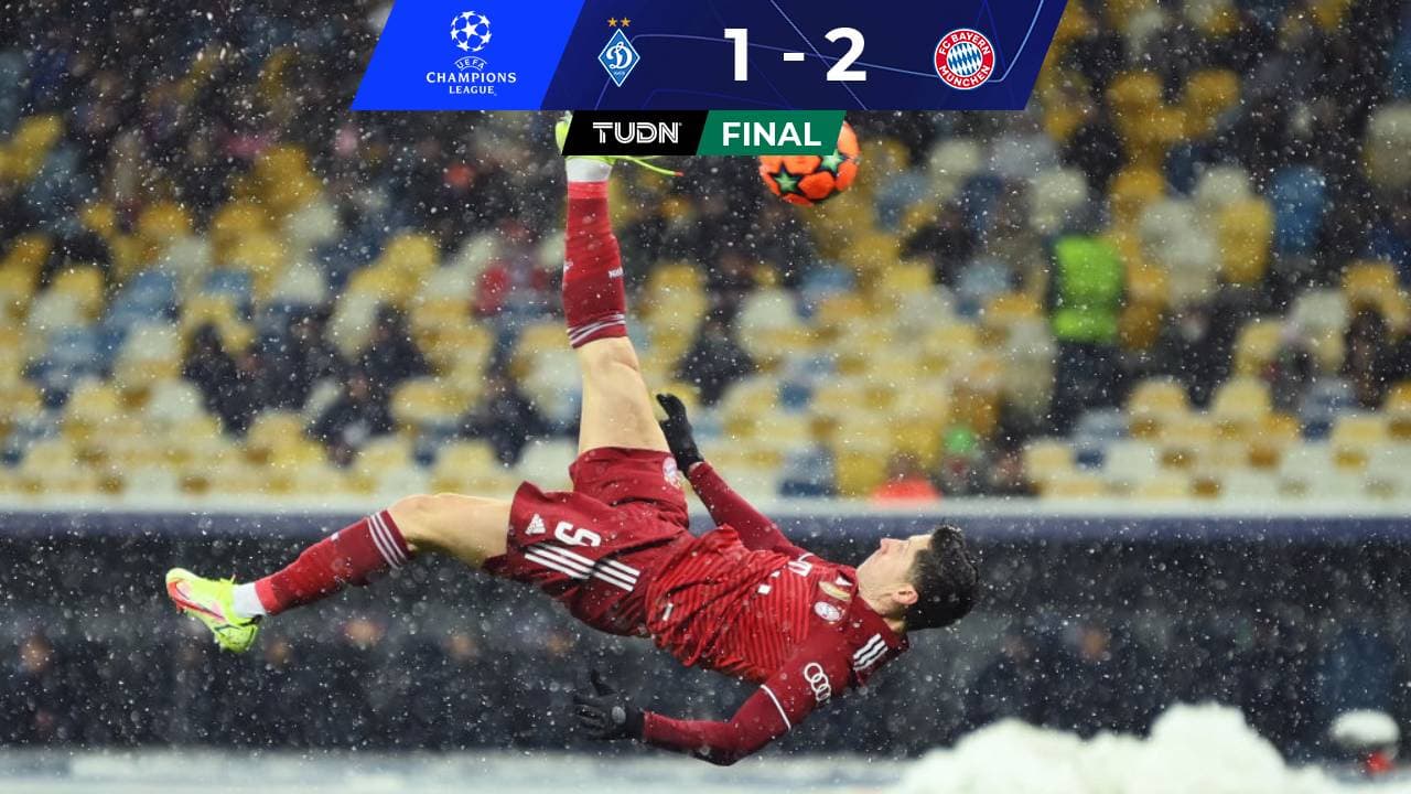 Bayern vence a Dynamo Kiev y sigue con marcha perfecta en Champions