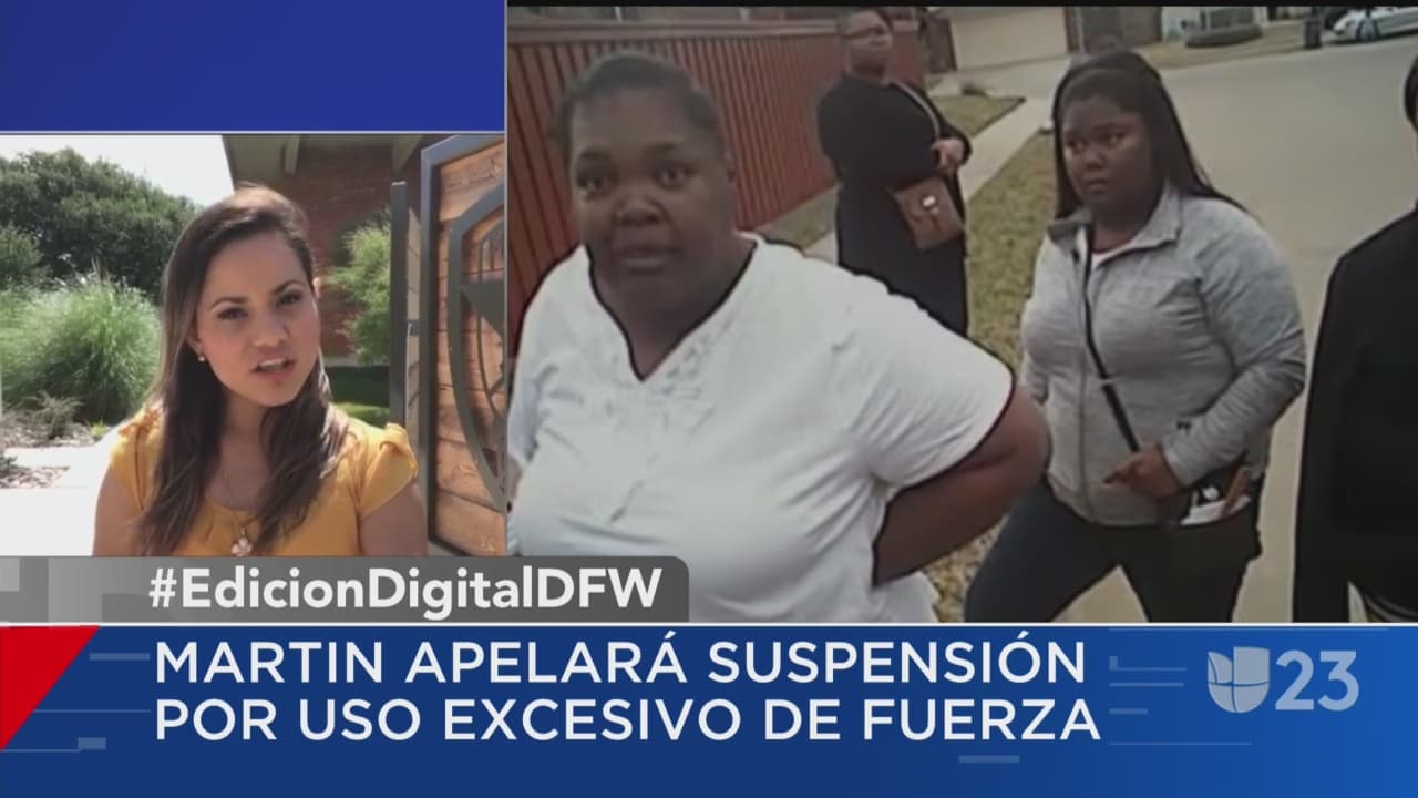 Un policía que fue suspendido por uso excesivo de la fuerza en Texas busca limpiar su reputación