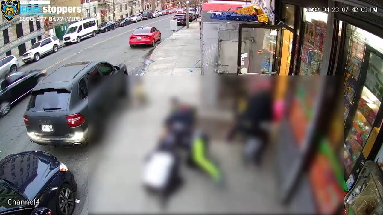 Queda grabado un tiroteo mortal frente a bodega del Bronx