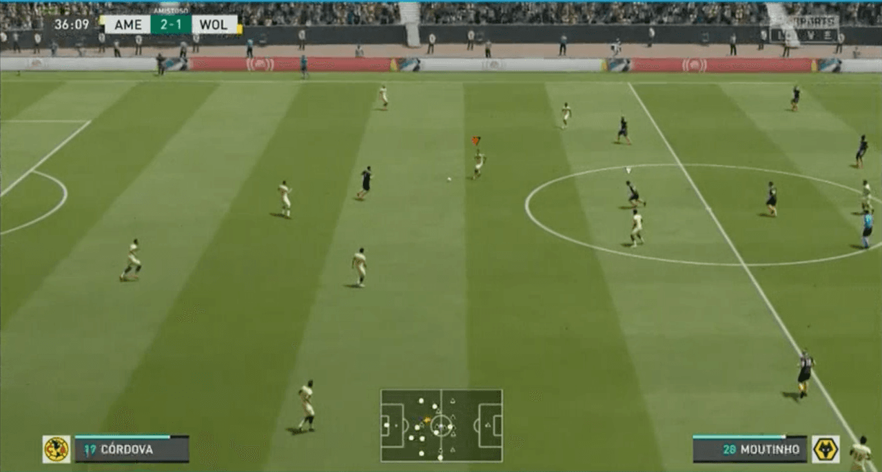 Gio dos Santos condujo al América rumbo a la victoria en el partido de ida efectuado en el Estadio Azteca donde las Águilas vapulearon 5-1 al Wolverhampton de Raúl Jiménez.