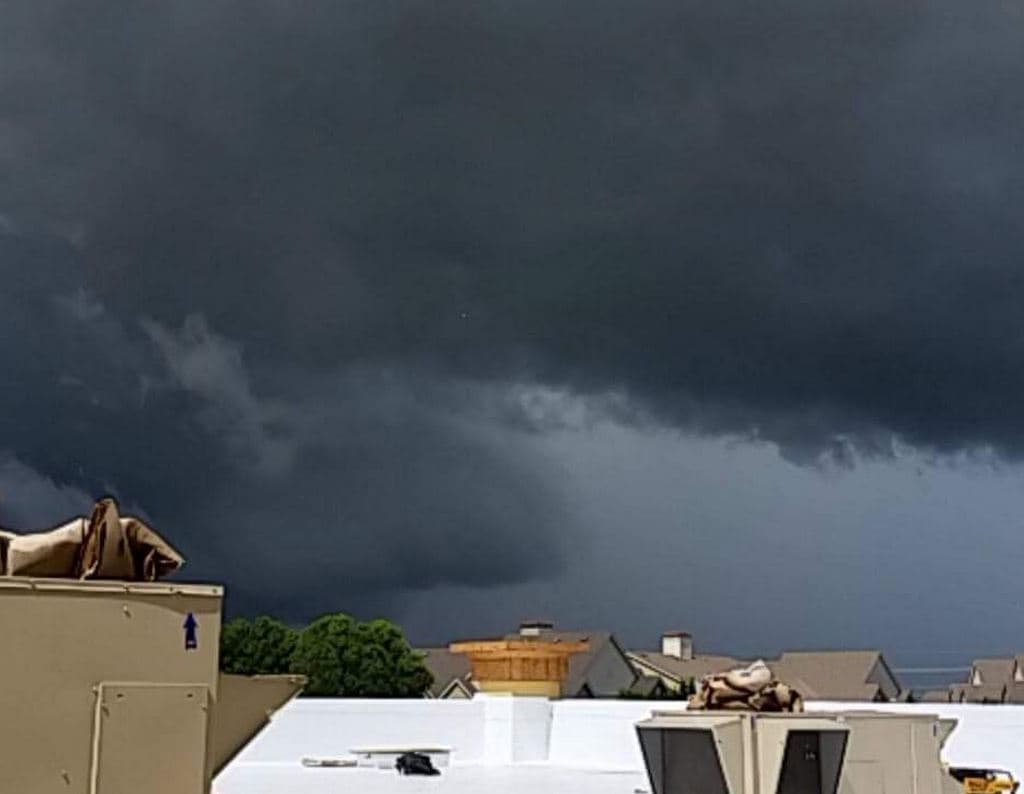 La audiencia compartió fotos de la zona tras el paso de la tormenta Bill.