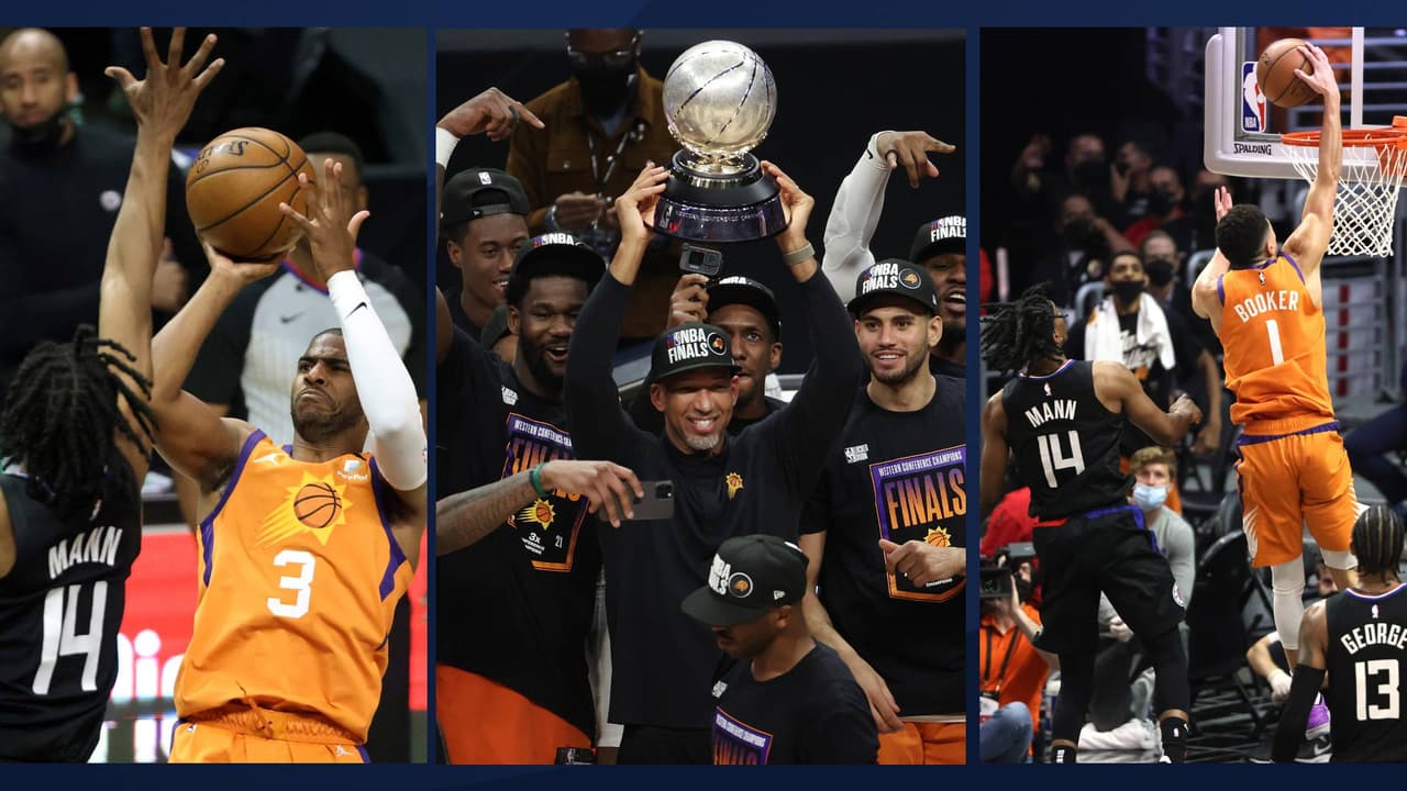 Con todo y empujón, CP3 lleva a los Suns a las Finales tras 28 años