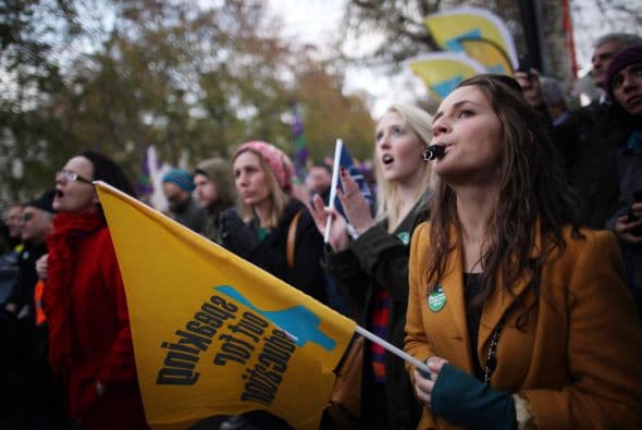 Fue en 1979 cuando se llevó a cabo una mega huelga conocida como el Invierno del Descontento, que presagiaba la llegada de Thatcher como primer ministra.