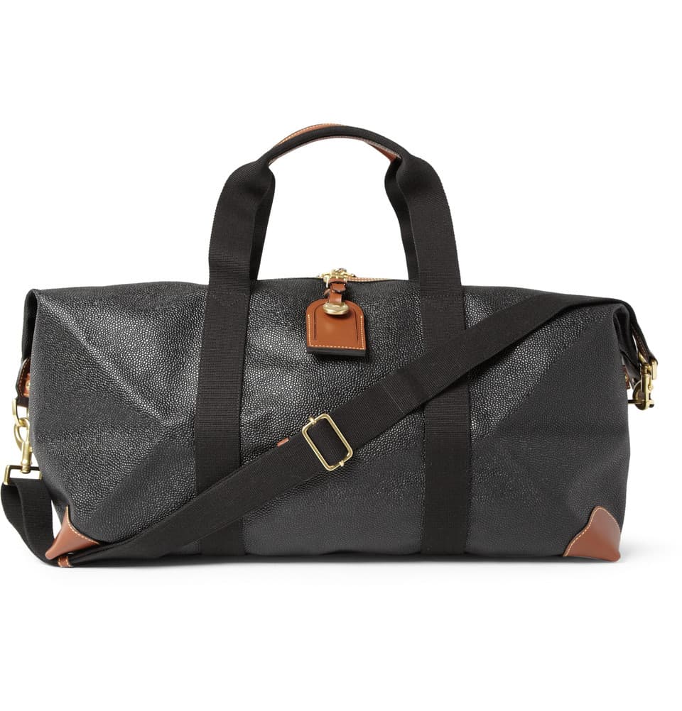 Para él: Maleta Clipper holdall en piel de bovino tratada, Mulberry.