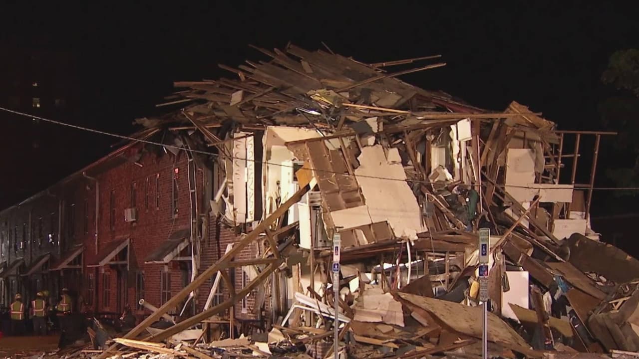 Al menos 5 heridos y decenas de desplazados por colapso de edificio en Newark tras una explosión
