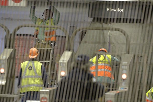 Un investigador federal dijo que nunca había visto un tren de subir una escalera mecánica.